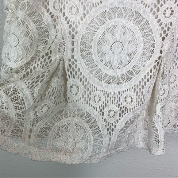 American Eagle Lace Spaghetti Strap Crop Top G3 - Picture 2 of 5